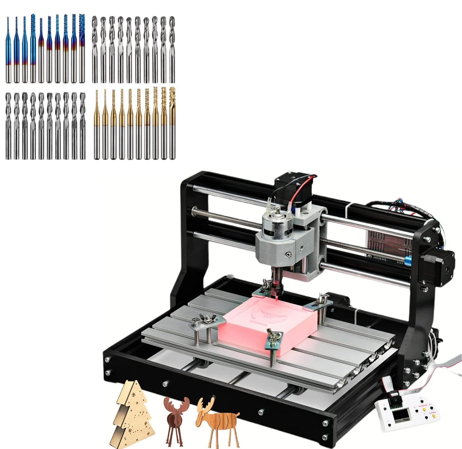 Genmitsu CNC 3018-PRO+ Juego de 40 brocas de fresado CNC