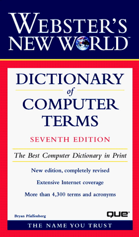 Webster'S New World Dictionary Of Computer Terms
