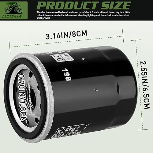 Miniatura 3 de LOCOPOW Filtro de aceite 2540086 2540122 para Polaris Ranger 700 800 900 XP RZR S 800 RZR 4 800 RZR 900 XP RZR 1000 900 800 570 ACE 900 570 500