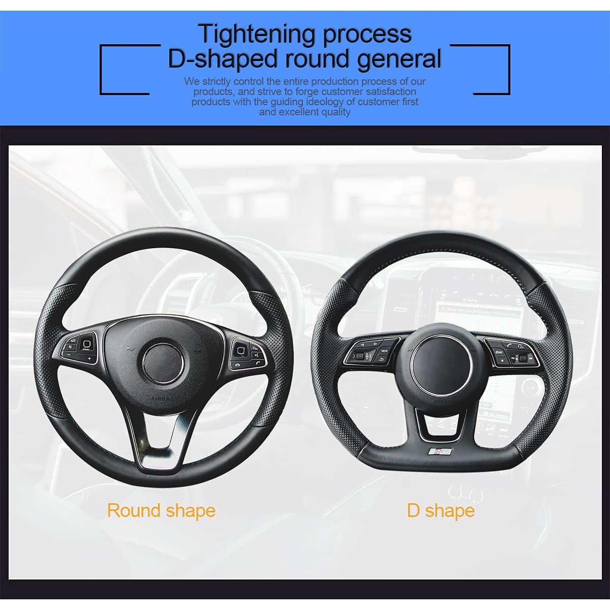 Cookies Coprivolante Universale 38 Cm - Neoprene Antiscivolo, Assorbe Sudore, Per Auto E Camion