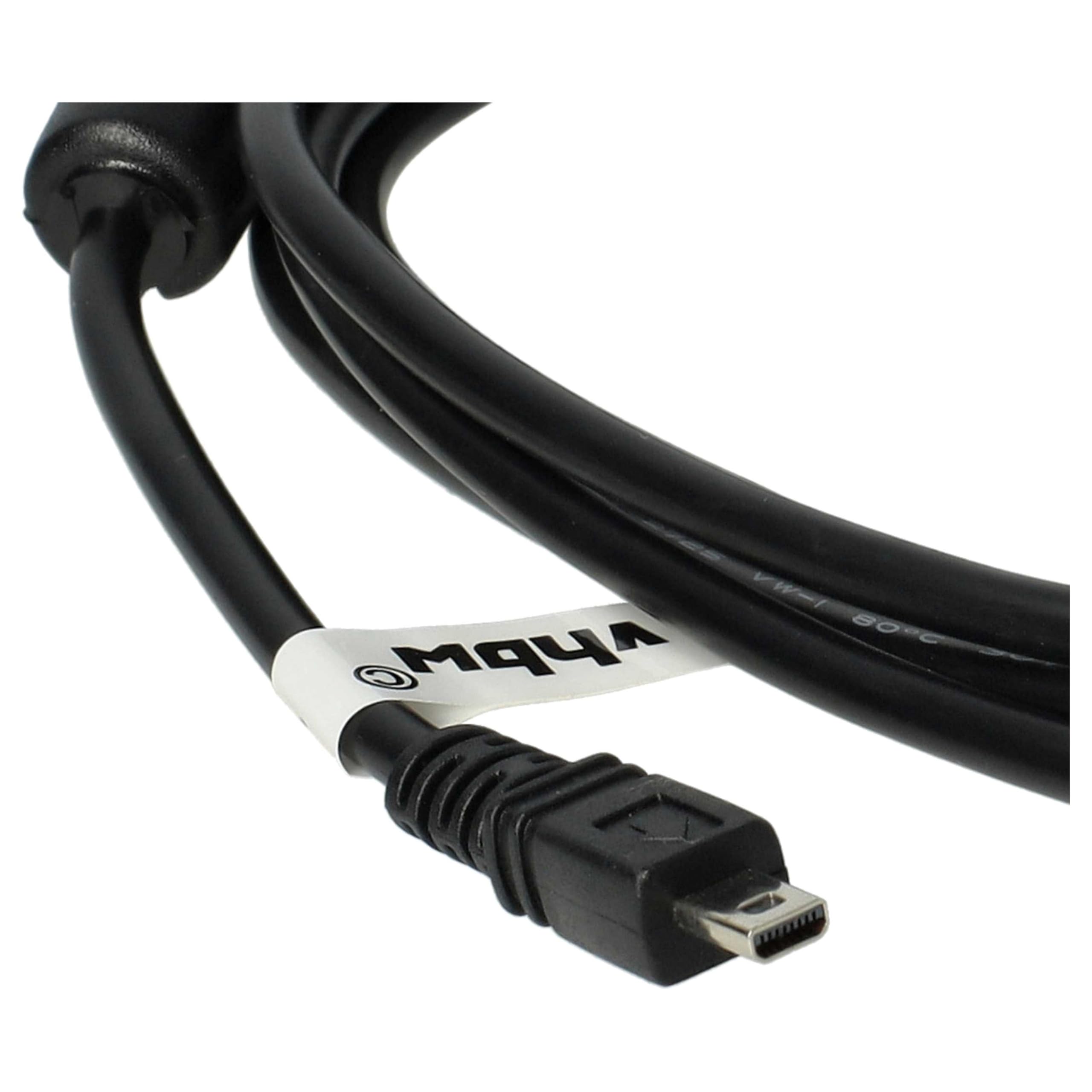 Cavo dati USB per Panasonic Lumix DMC-FX9 DMC-FZ1000 DMC-FZ150 DMC-FX90 14,5cm