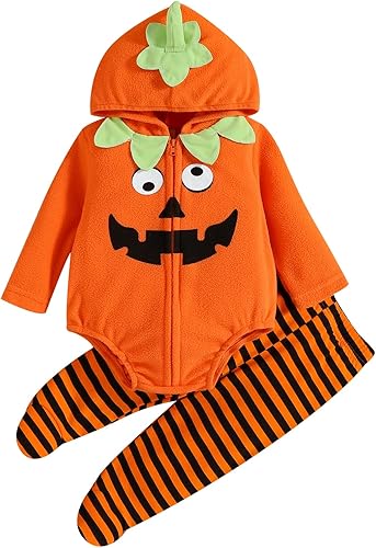 WALLARENEAR Disfraz unisex de Halloween para bebé recién nacido, disfraz de pollito, sudadera con capucha, 2 piezas, trajes de cosplay