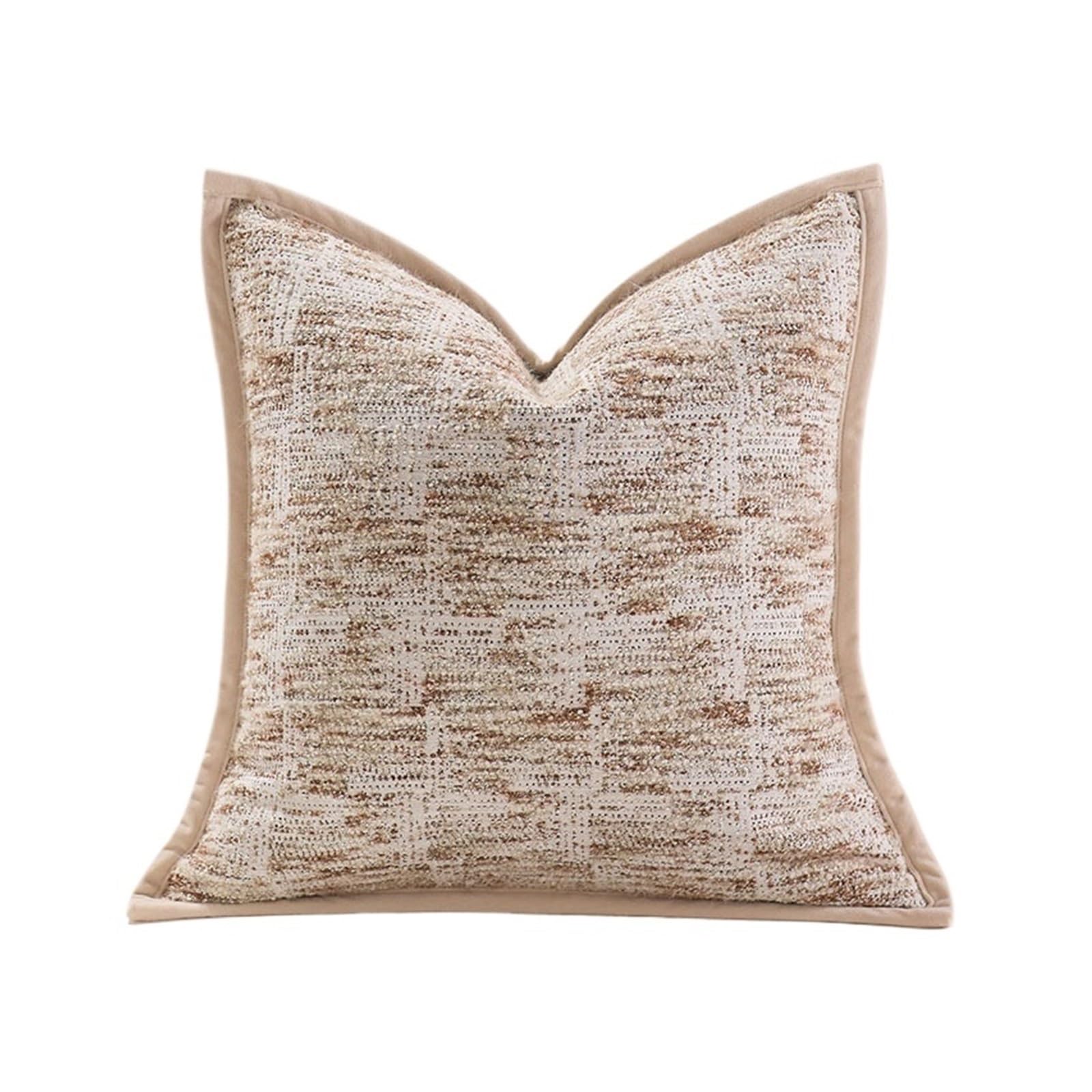 Fgujsur Color02 Cushion Covers Cushion Cover Geometric Chenille Pillow Case Decorative For Chair Couch Sofa Living Room Home Decor Throw Pillows(,45X45cm)