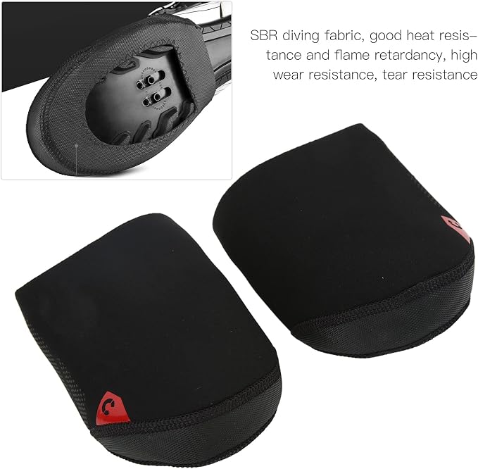 Cubiertas de dedo para zapatos de ciclismo impermeables talla M miniatura 2
