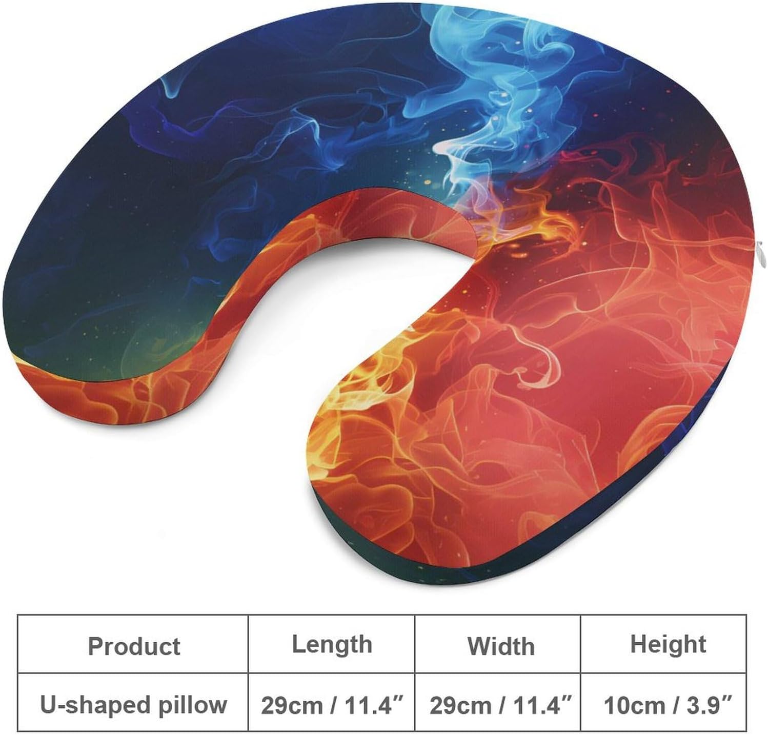 Colorful Smoking Funny Travel Pillow U Shaped Memory Foam Neck Pillows Portable for Flight Car Home Office
