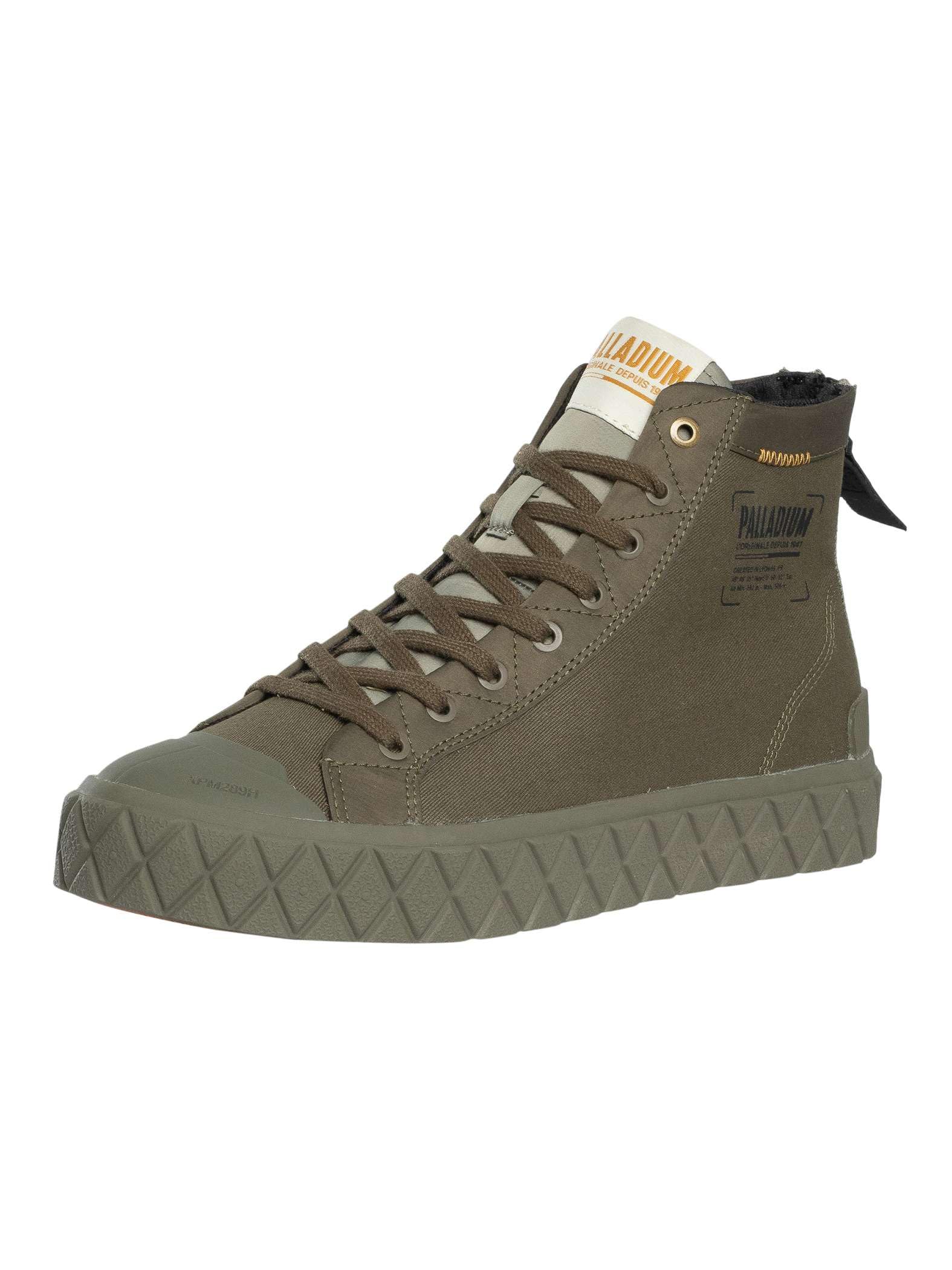 Palladium Mixed Palla ACE Detroit Basket, Green, 7.5 UK, Green, 8.5 UK