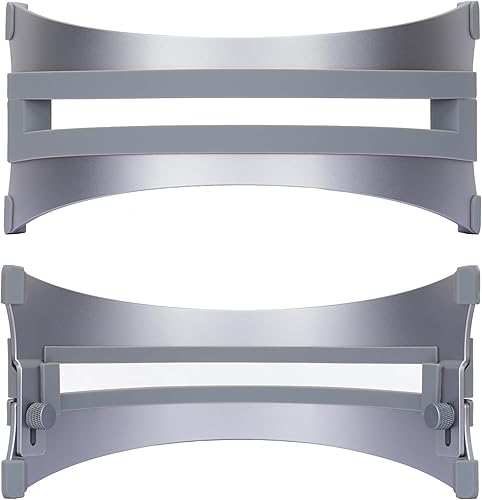 Miniatura 6 de Soporte vertical ajustable para laptop aluminio 6061, precisión CNC, acabado anodizado, se adapta a todas las computadoras portátiles, incluyendo