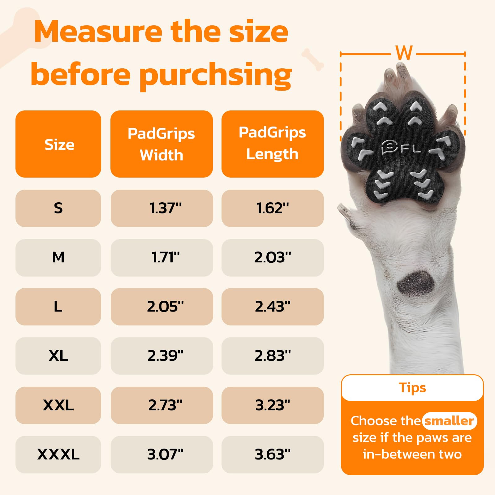 Cuscinetti antiscivolo per zampe di cane anziani, adesivi rosa con forte trazione su pavimenti in legno, Dog Essentials M (5-9 kg)