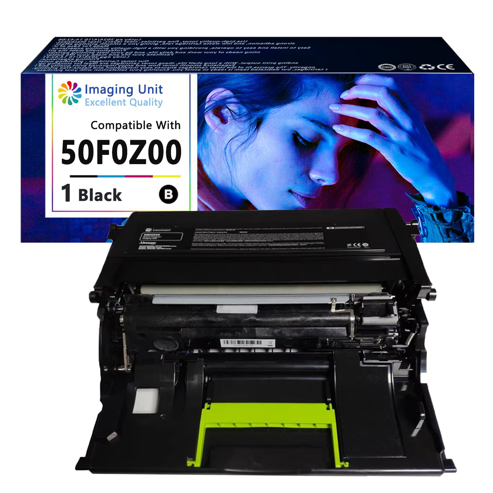 ERNITH 52D0Z00 Drum Unit Compatible for Lexmark 52D0Z00 Drum Kit for Lexmark MS710 MS710n MS710dn MS711dn MS810 MS810n MS810de MS811dtn MS812de