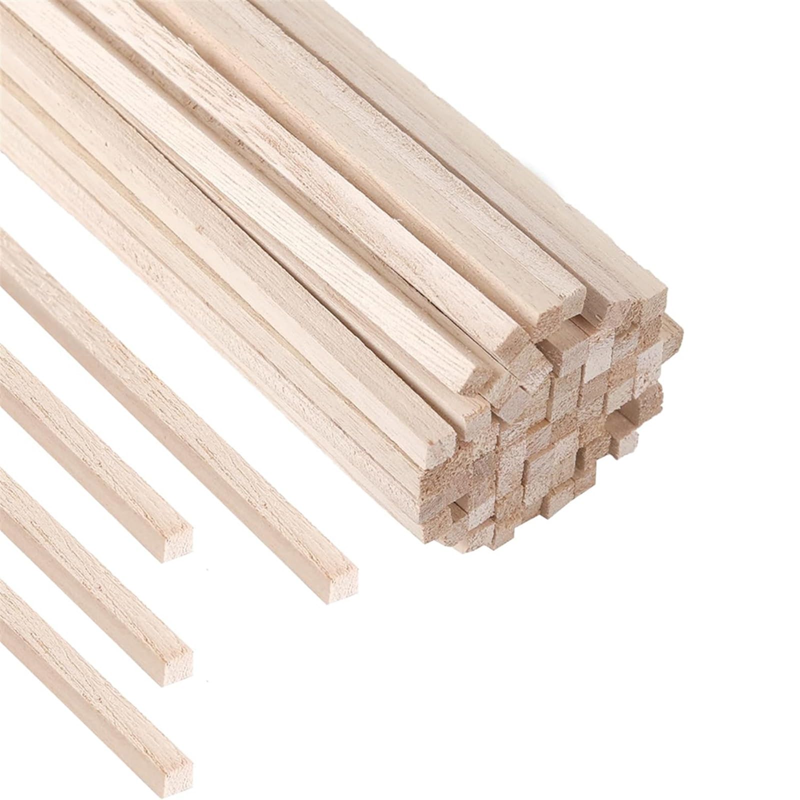 Bâtonnets En Bois Pour Loisirs Créatifs 1000 pièces 10CM * 3.0MM * 3.0MM bâton de bois de balsa bricolage modèle jouet fabrication artisanat en bois fait à la main