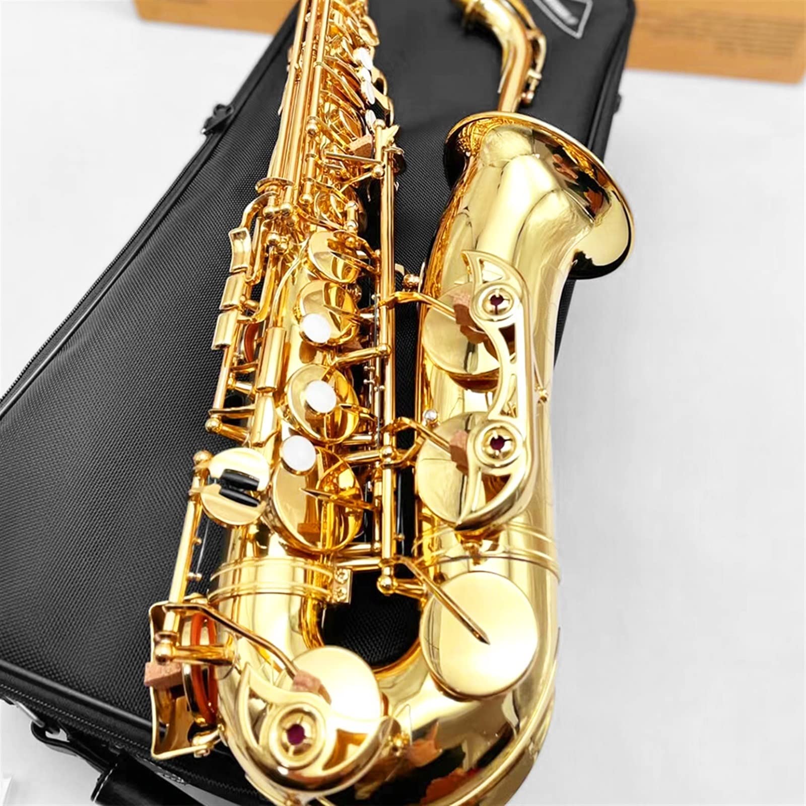 Saxofones Saxofón Alto Profesional E-Flat Instrumentos Japoneses Patrones Tallados A Mano Saxofón Alto