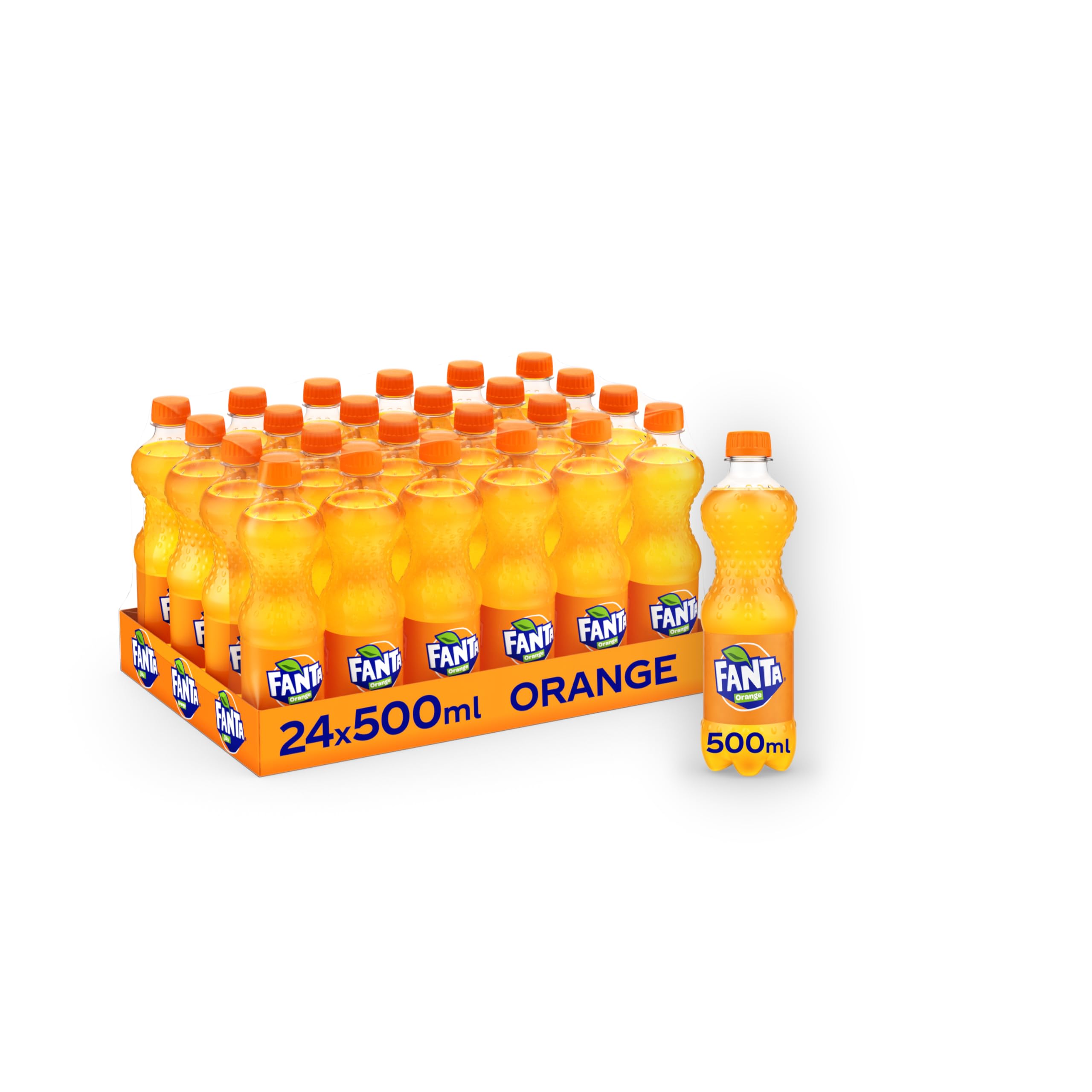 Fanta, Pack of 24 (24 x 500 ml) (without deposit, delivery only to Austria)