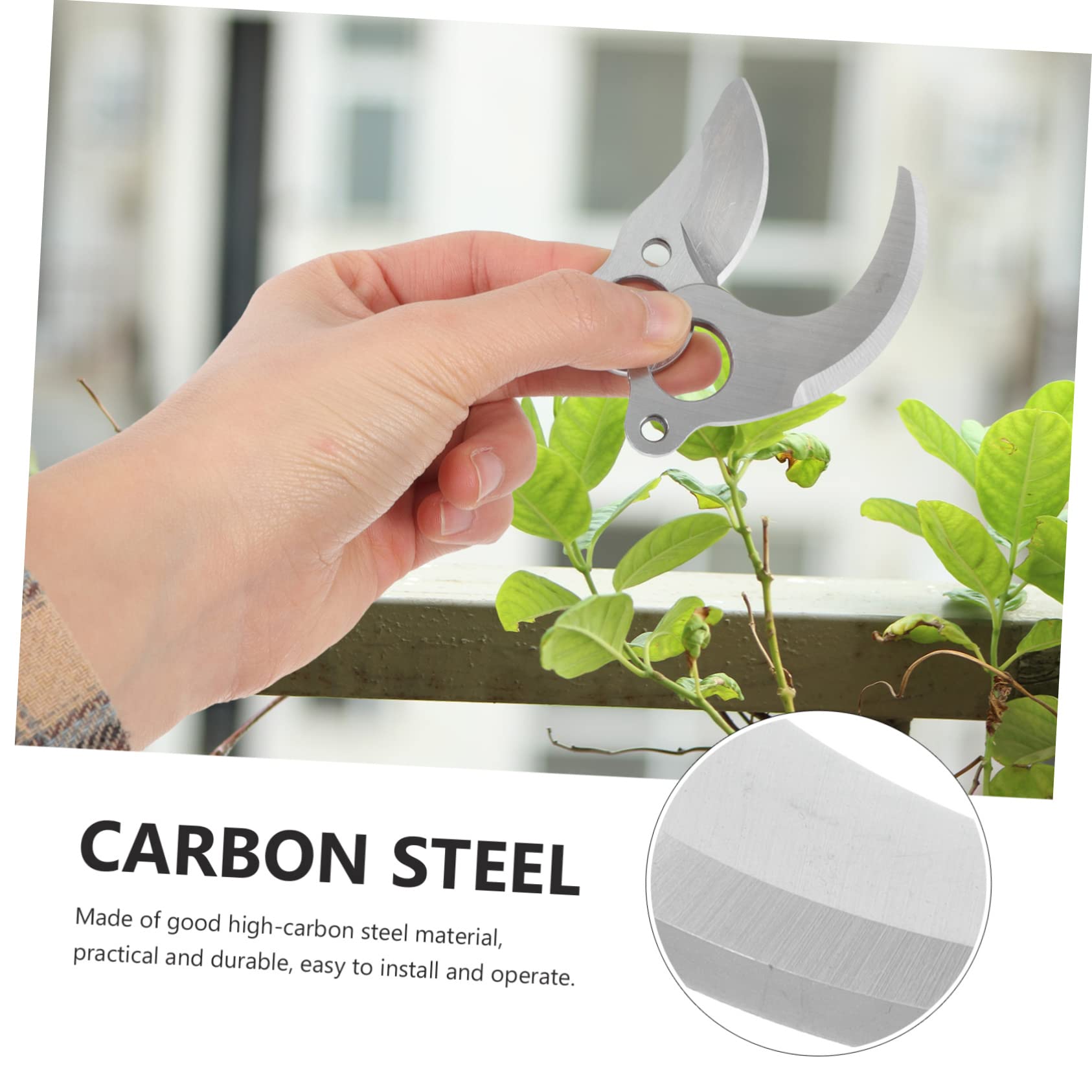 Mipcase 6pezzi Elettrico Forbici da Potatura Carbonio Ricambi per Cesoie Elettriche da Giardinaggio per Potatura di Piante e Rami Leggere e Resistenti