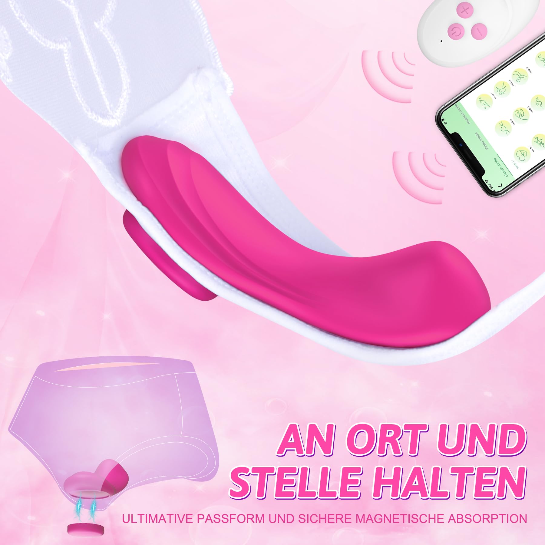 Juguete Sexual Para Parejas Vibrador Ultrafino, Vibrador Muerto Para Mujer, Vibrador Mariposa, Estimulador De Clitoris Para Ella, Vibradores Para Mujer Silenciosos Con App Y Mando A Distancia