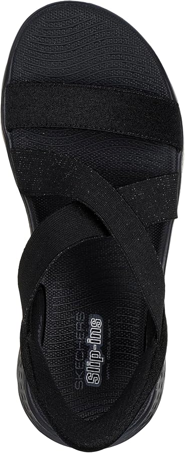 Amazon.com | Skechers Women's GO Walk Flex Sandal - Glimmer