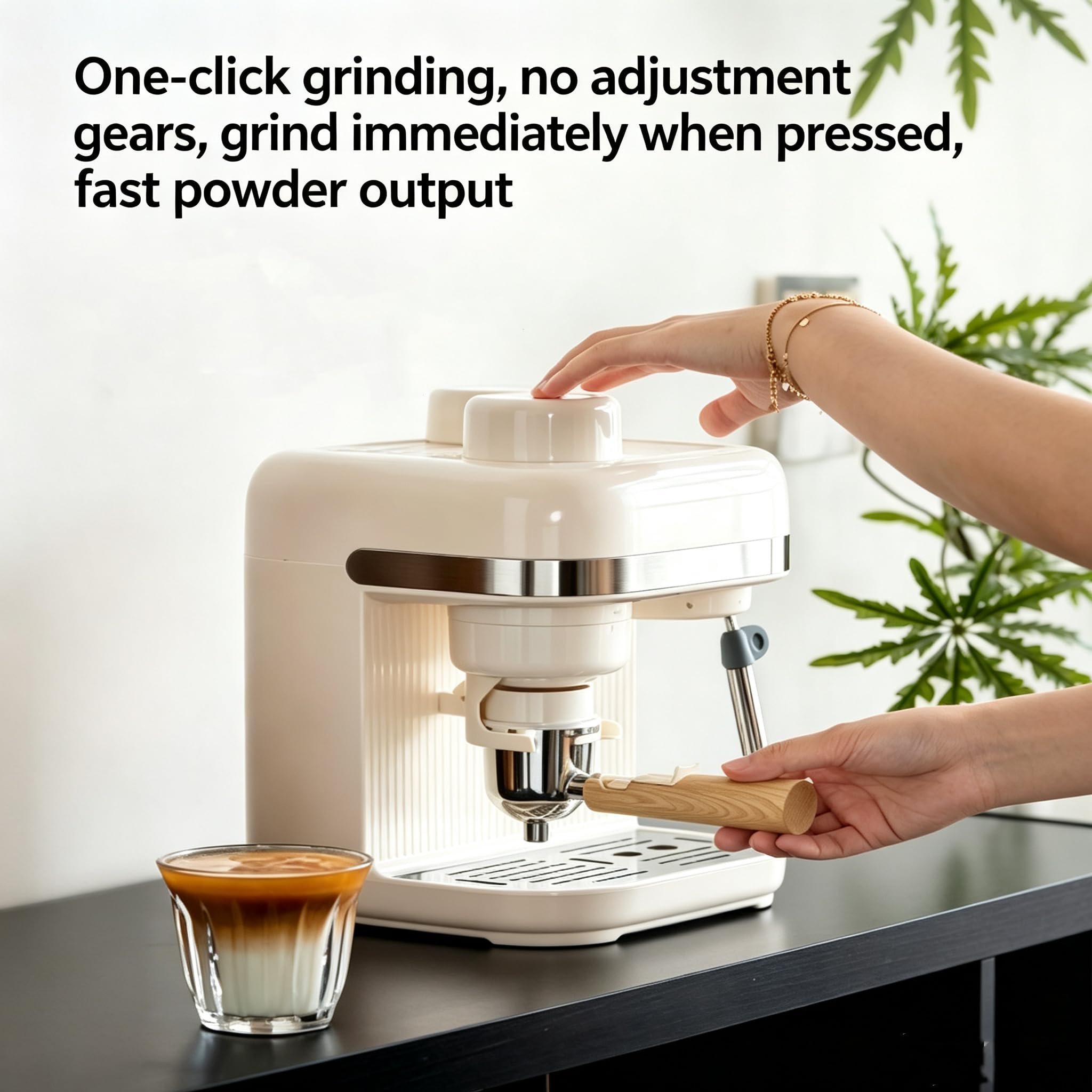 Cafetera Espresso Profesional De 800 W, Compacta.