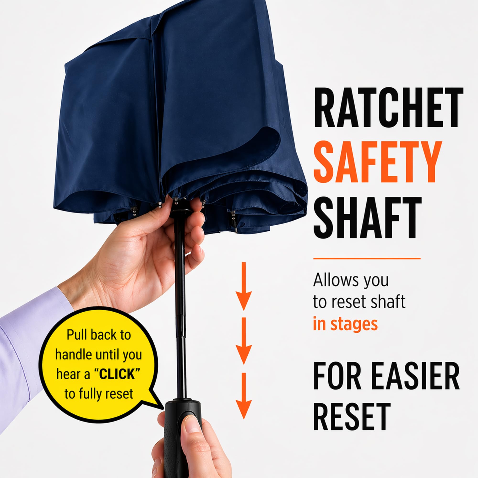 Prostorm Paraguas de viaje ventilado resistente al viento, apertura y cierre automáticos, fuerte, resistente al viento, Pro Storm, pequeño, compacto, mini, plegable y portátil, mochila, coche, bolso, | Cubierta de cúpula profunda, ligera, apertura y cierr