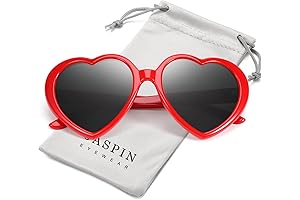 Polarized Heart Sunglasses for Women: Irresistible Love-Shaped Eyewear