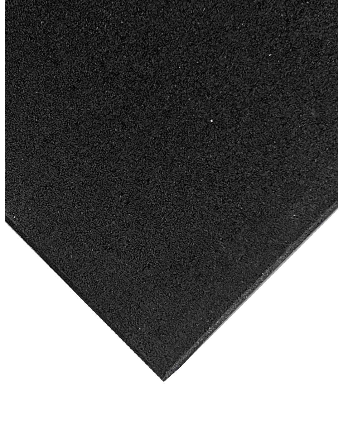 JARDIN202 - Pack Entrena 20mm- Loseta de caucho 50x50cm Negra Maciza Profesional
