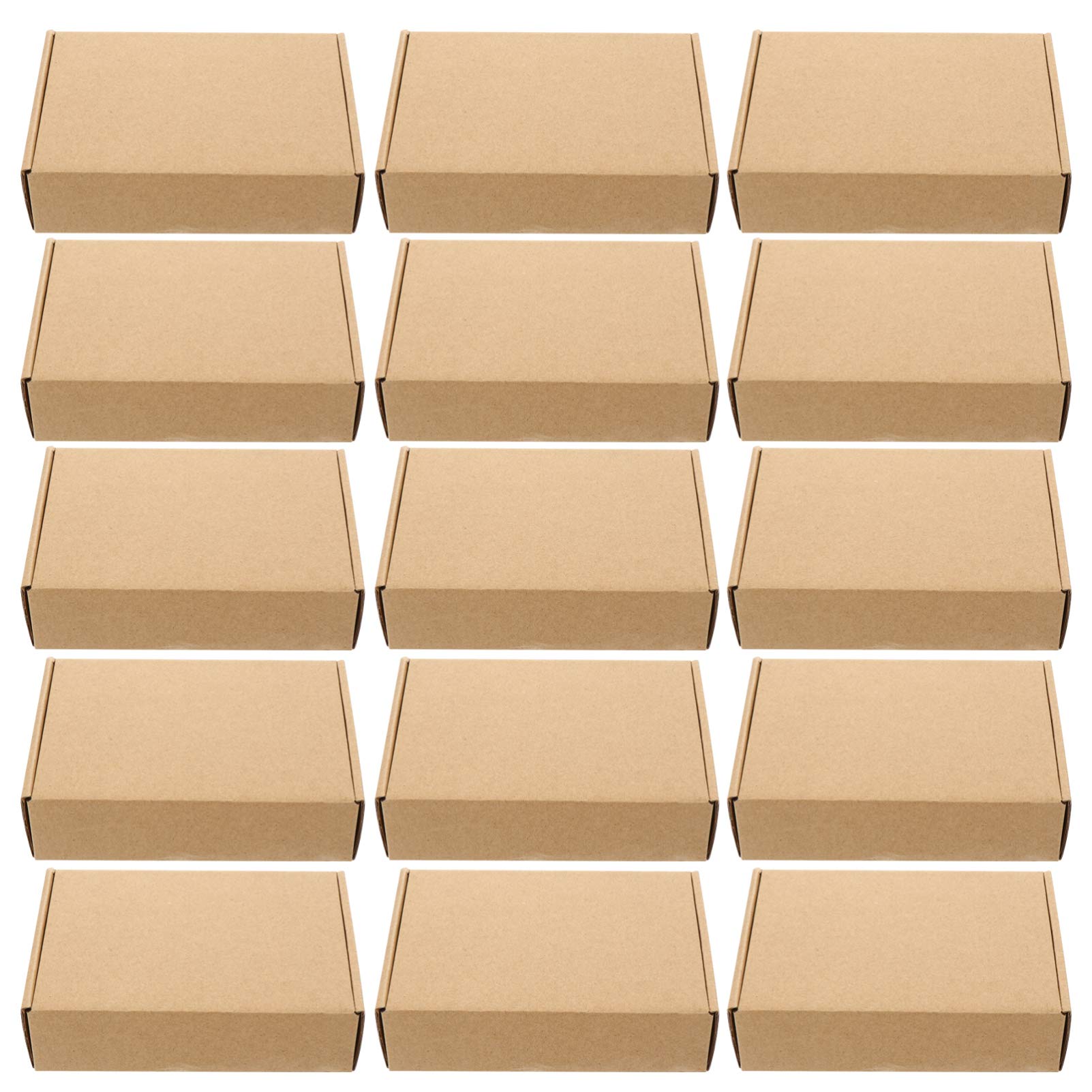 Cabilock 50pièces Boîtes Emballage Carton Ondulé pour Déménagement et Rangement Réutilisables et Résistantes aux Chutes