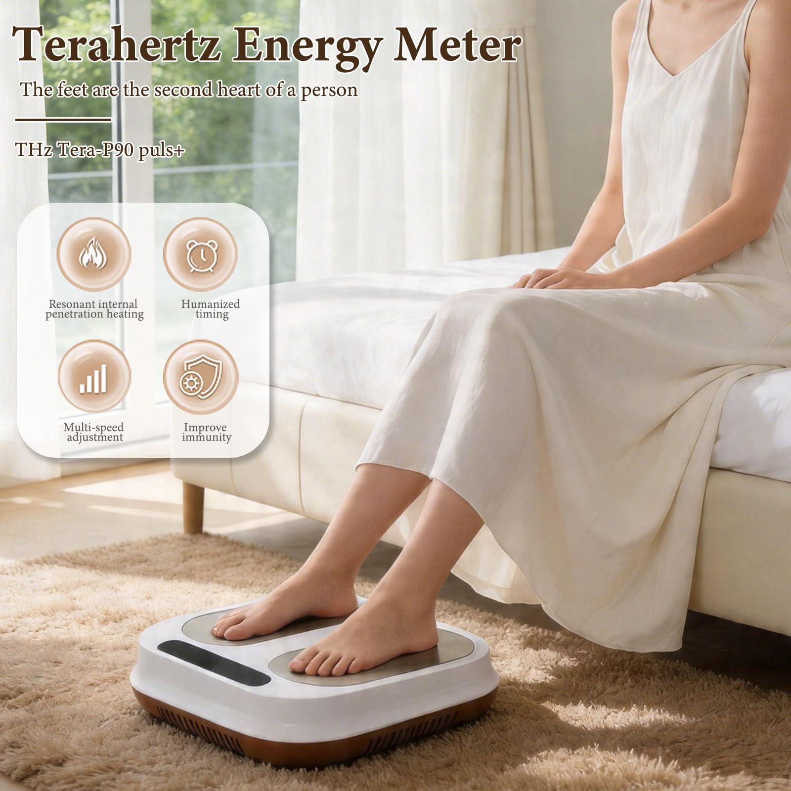 Amazon.com: Heleyme Terahertz P90 Plus+ Foot Massager Relieves