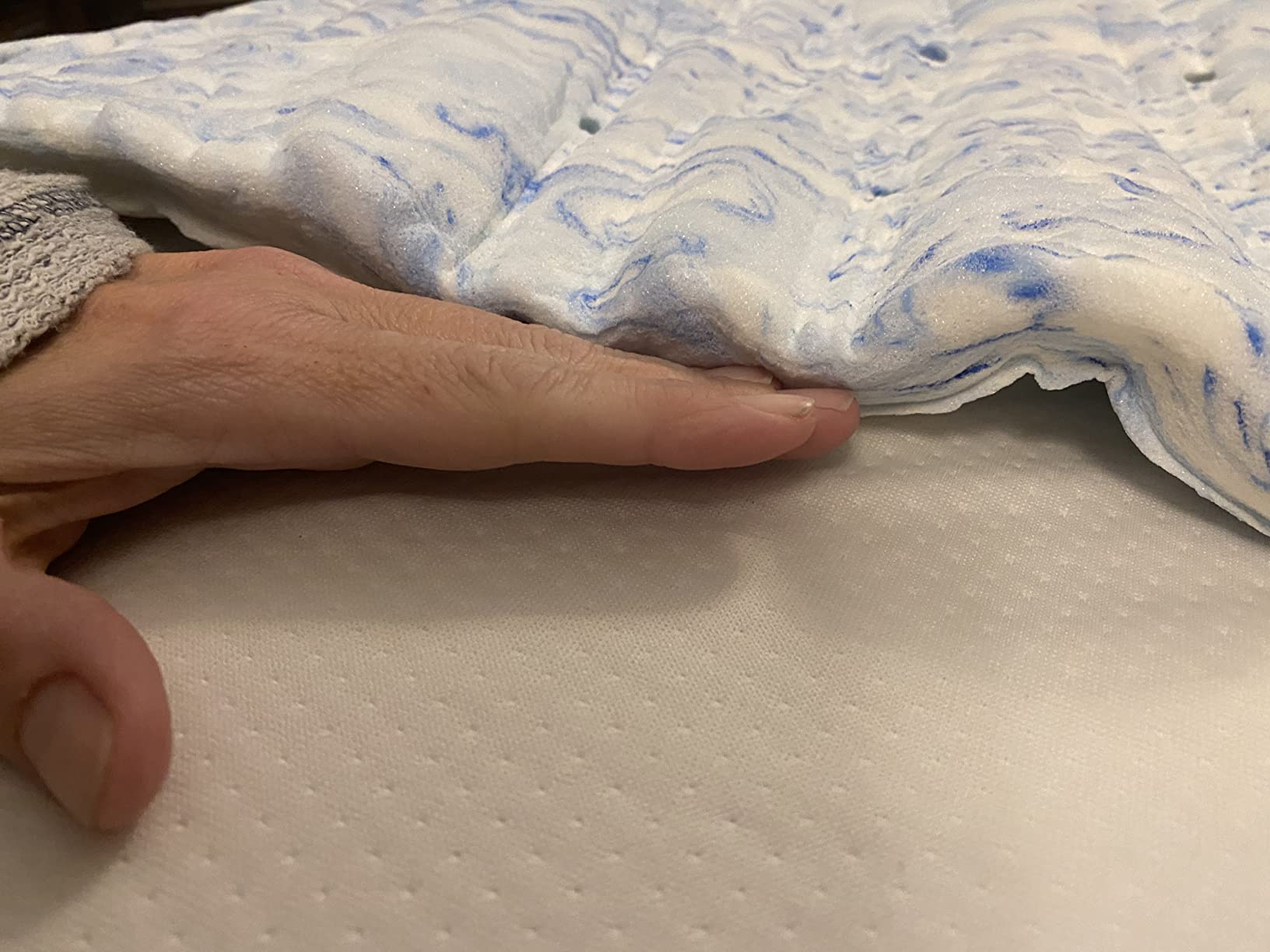 14/mo Finance Linenspa 2 Inch Mattress Topper Queen Gel Swirl