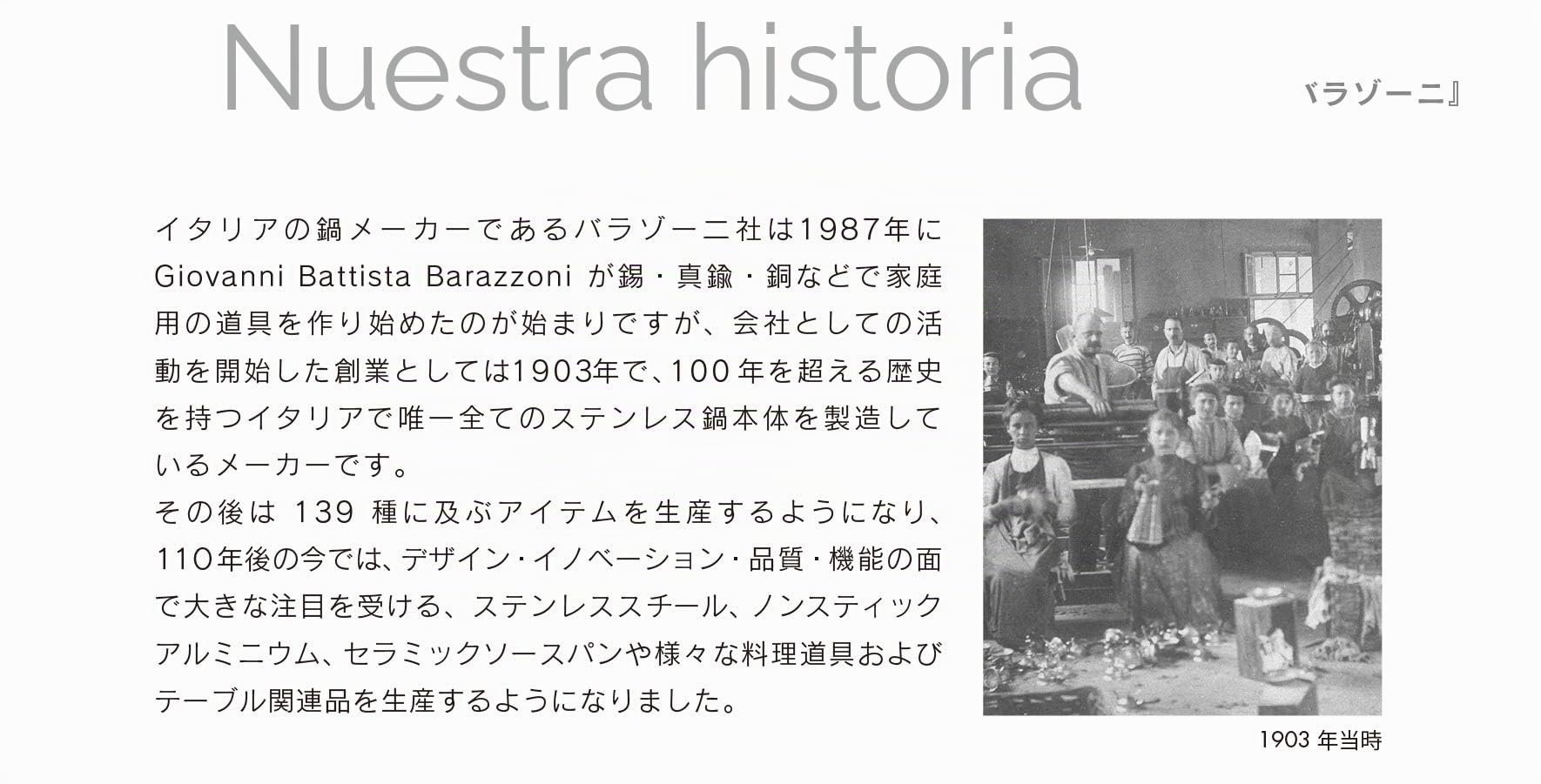 Barazzoni, Juego de cucharas 6 Piezas, Acero Inoxidable 18/10