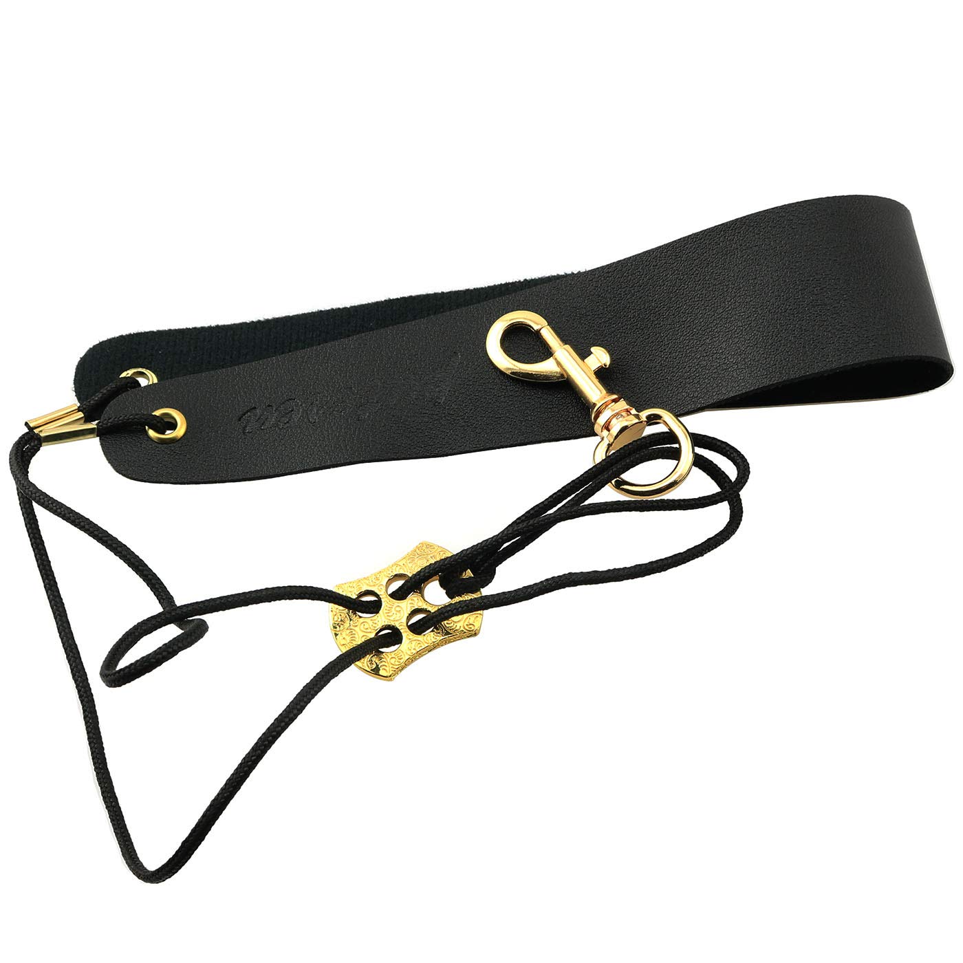 Ruiwaer Adjustable Saxophone Sax Leather Harness Shoulder Strap Belt