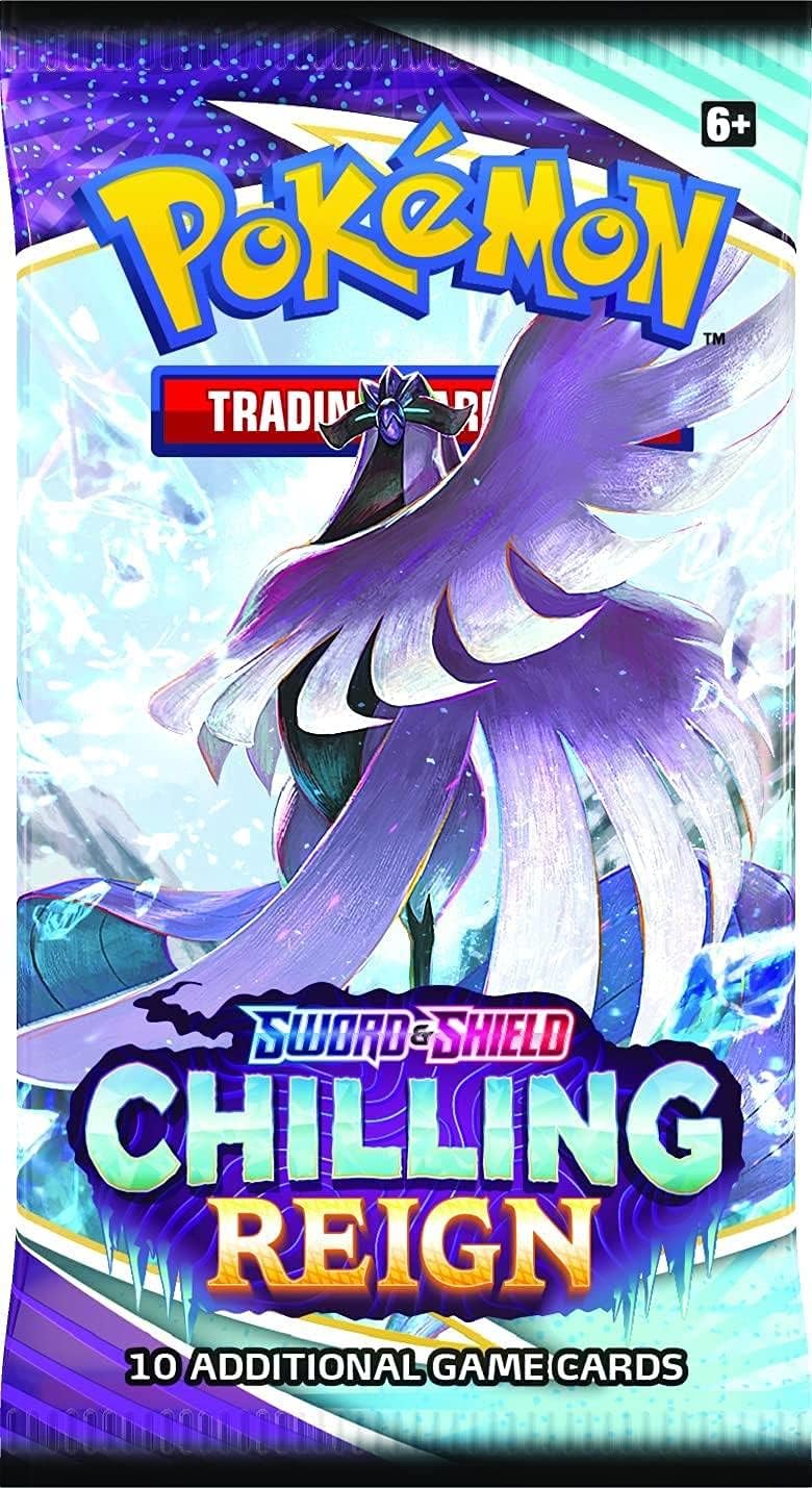 Pokemon Sword & Shield Chilling Reign 3-Booster Pack Blister Both Sets Eevee & Snorlax