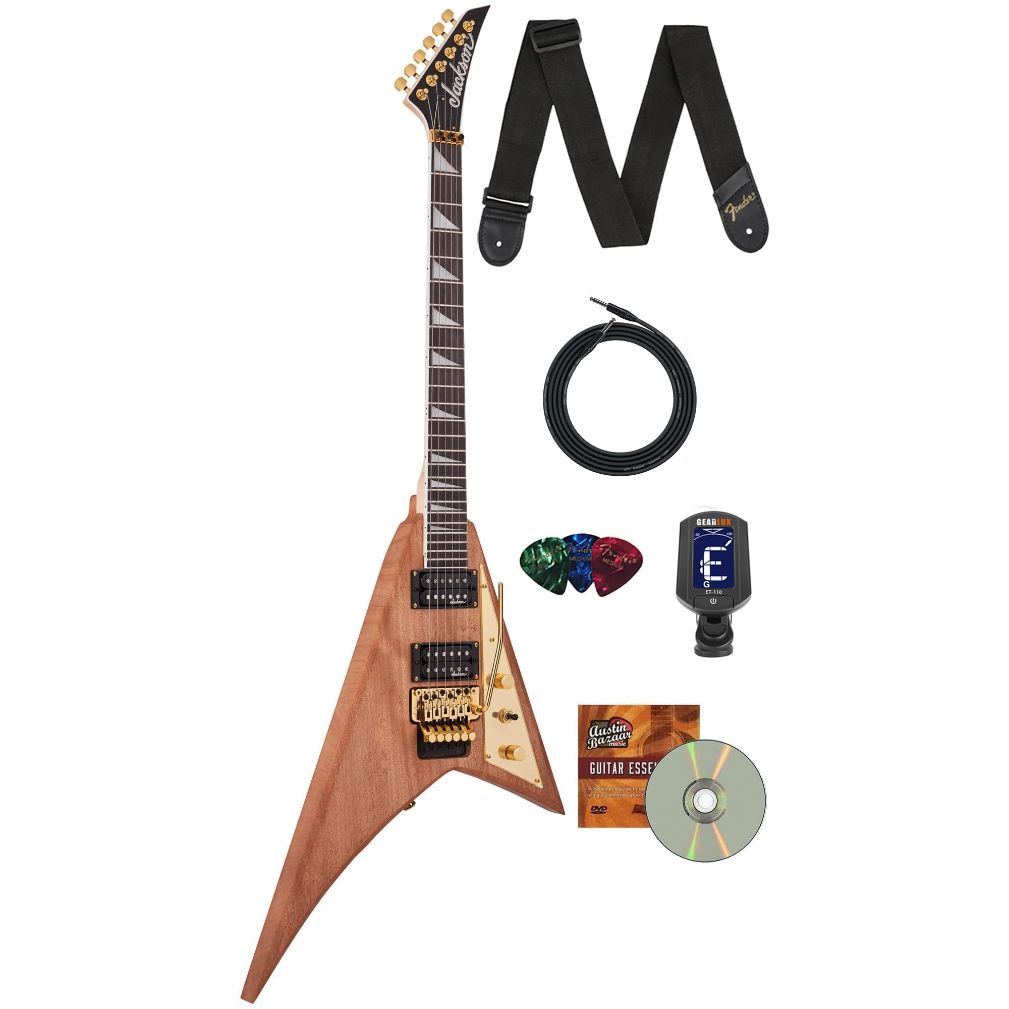 ギター JACKSON JS Rhoads MAH JS32 Natural Jackson JS Series Rhoads MAH JS32 Electric Guitar - Natural