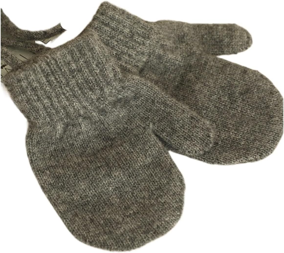 for Winter Outdoor, Cashmere Knitted Mittens
