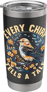 Bird Lover Birding Birdwatching Ornithology Birder Stainless Steel Insulated Tumbler