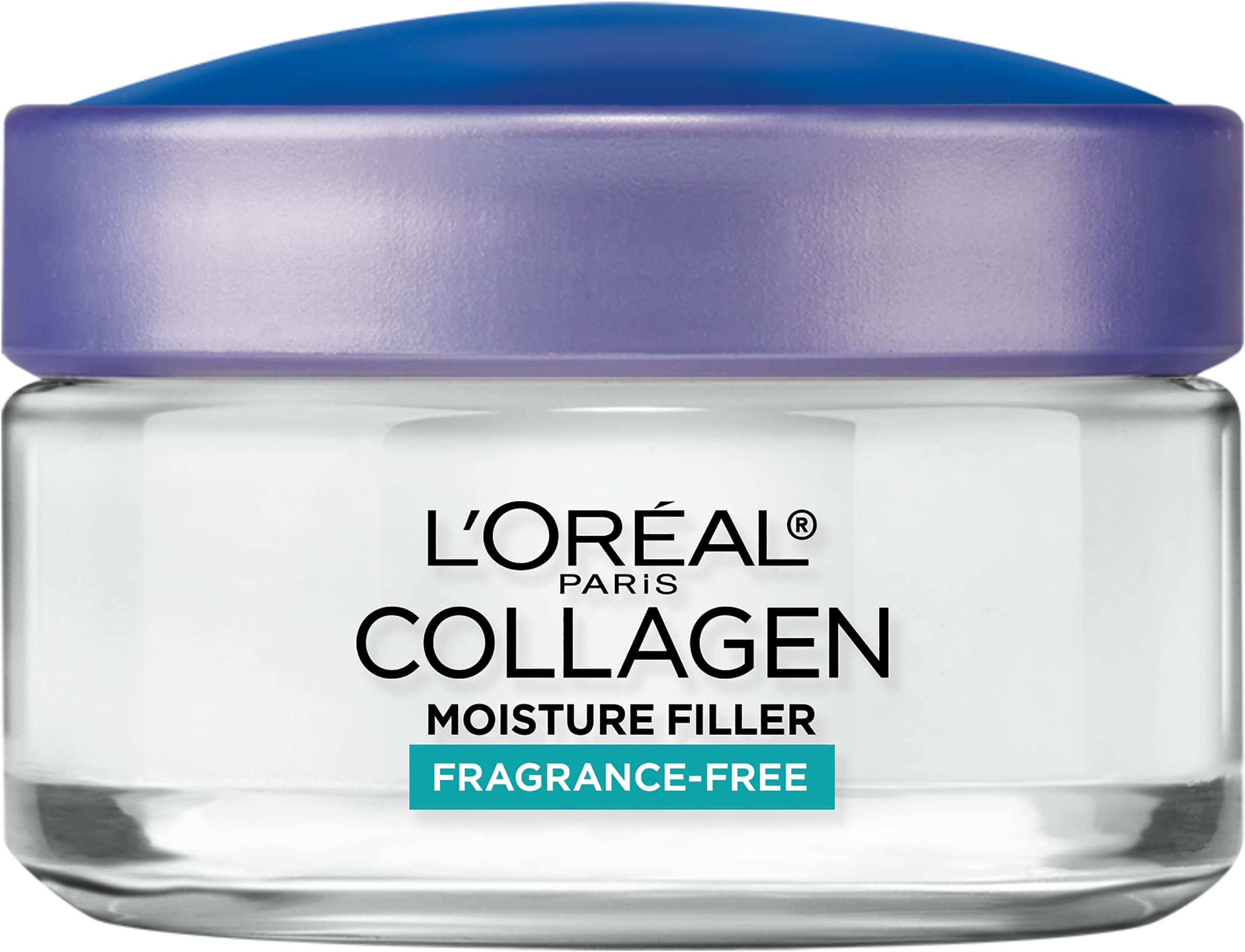 L'Oreal Paris Collagen Daily Face Moisturizer, Reduce Wrinkles, Face Cream, Fragrance Free 1.7 oz