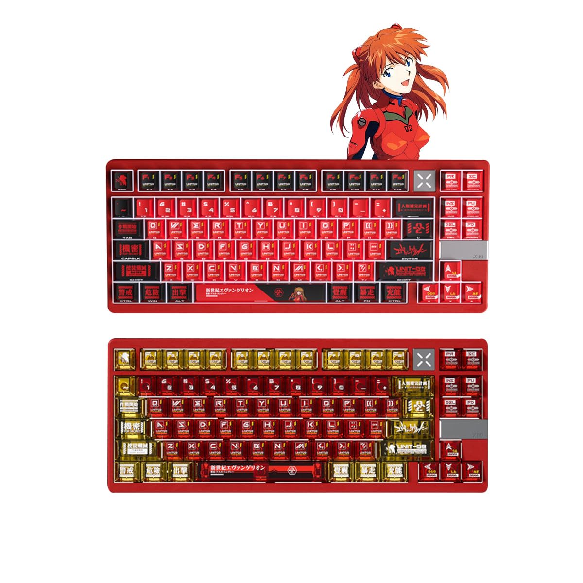 Amazon | 新世紀エヴァンゲリオン キーキャップ 惣流・アスカ