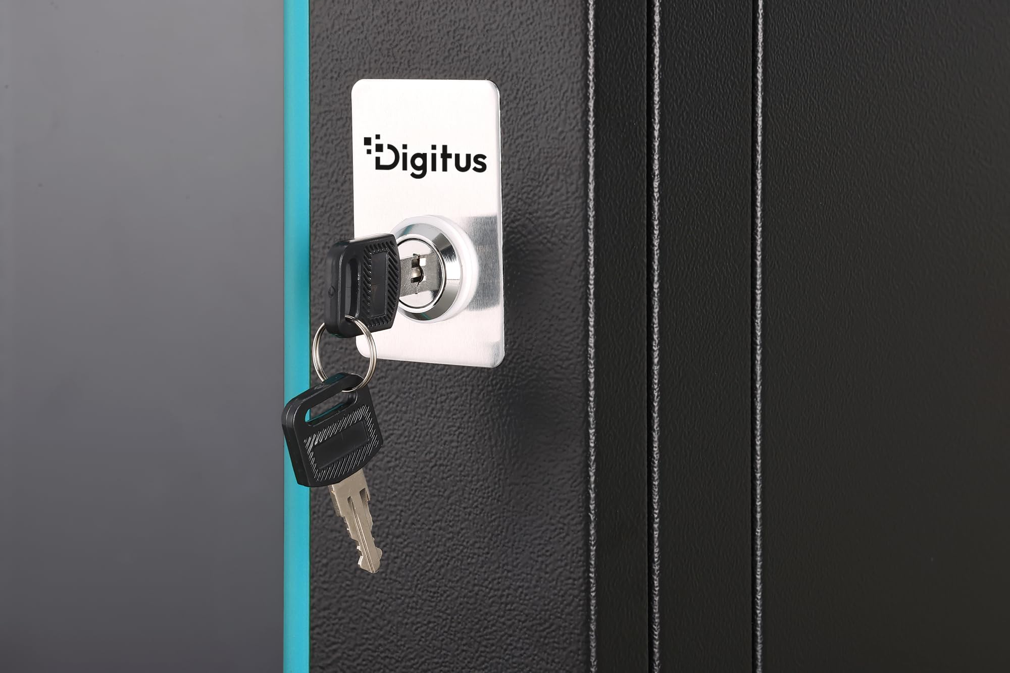 DIGITUS Armario de Red – Rack de 19" 9U – Sin Montar – Montaje en Pared – Profundidad: 450 mm – Profundidad útil: 320 mm – Capacidad de Carga: 60 kg – Puerta de Cristal – Serie Dynamic-N – Negro