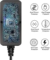 Vista 2 de Adaptador AC/DC compatible con Yamaha MODX8+ MODX7+ MODX6+ Sintetizador de música MODX8+/ 7+/ 6+ 88 teclas Teclado GHS 76/61 teclas Teclado