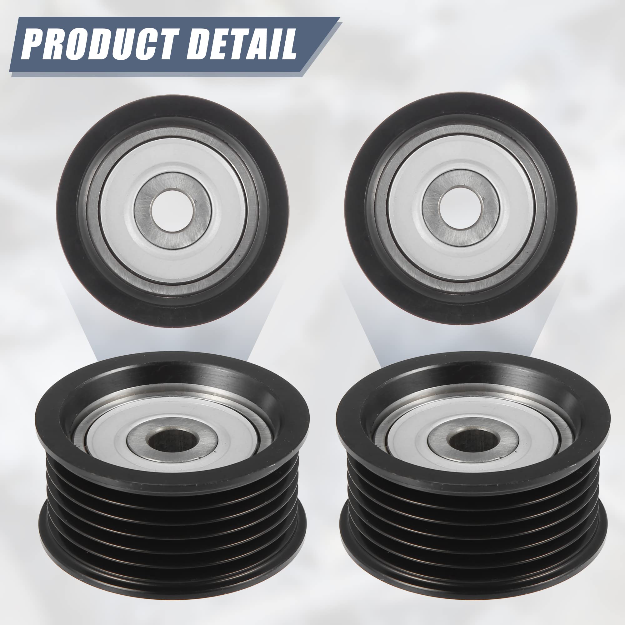 Amazon.com: X AUTOHAUX 1660336010 Car Accessory Drive Belt Idler