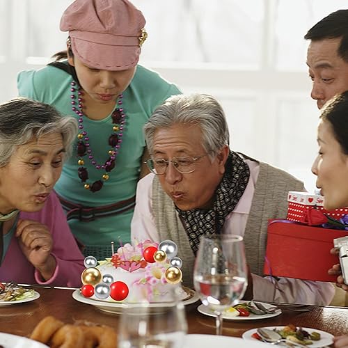 Miniatura 96 de Rsstarxi 30 piezas de bolas de burbujas para decoración de tartas, bolas de espuma, mini globo para cupcakes, decoración de bricolaje para baby Oro