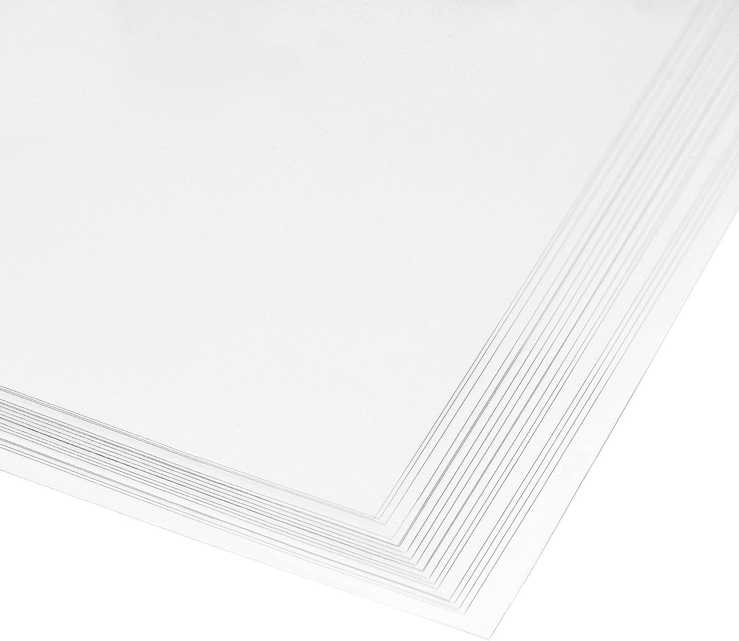 uxcell 0.1mm Thick A4 Size Clear PVC Sheet 297mm x 210mm Transparent