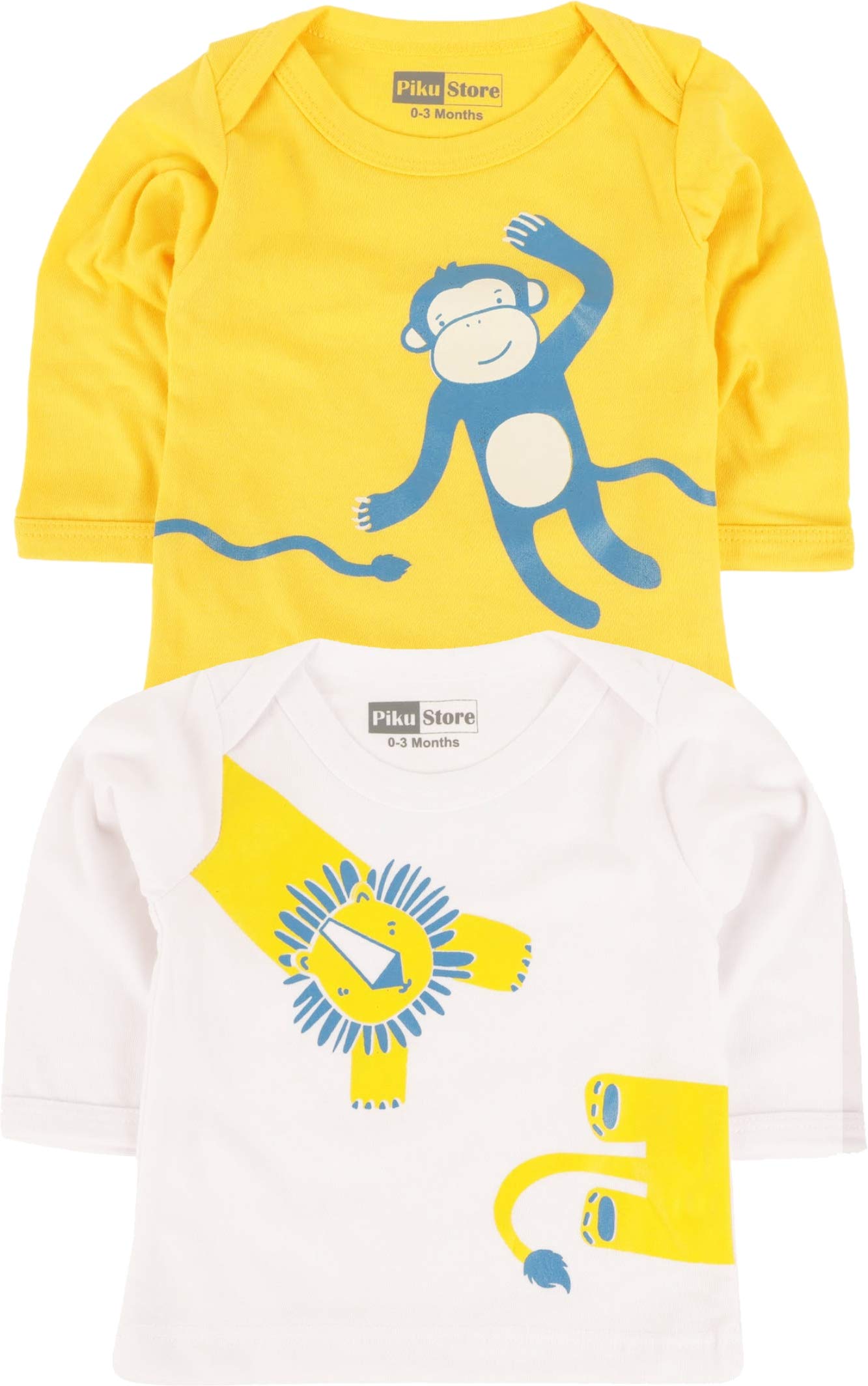 Buy Piku Store Full Sleeves T-Shirts/T-Shirt-Lower Set for Kids 