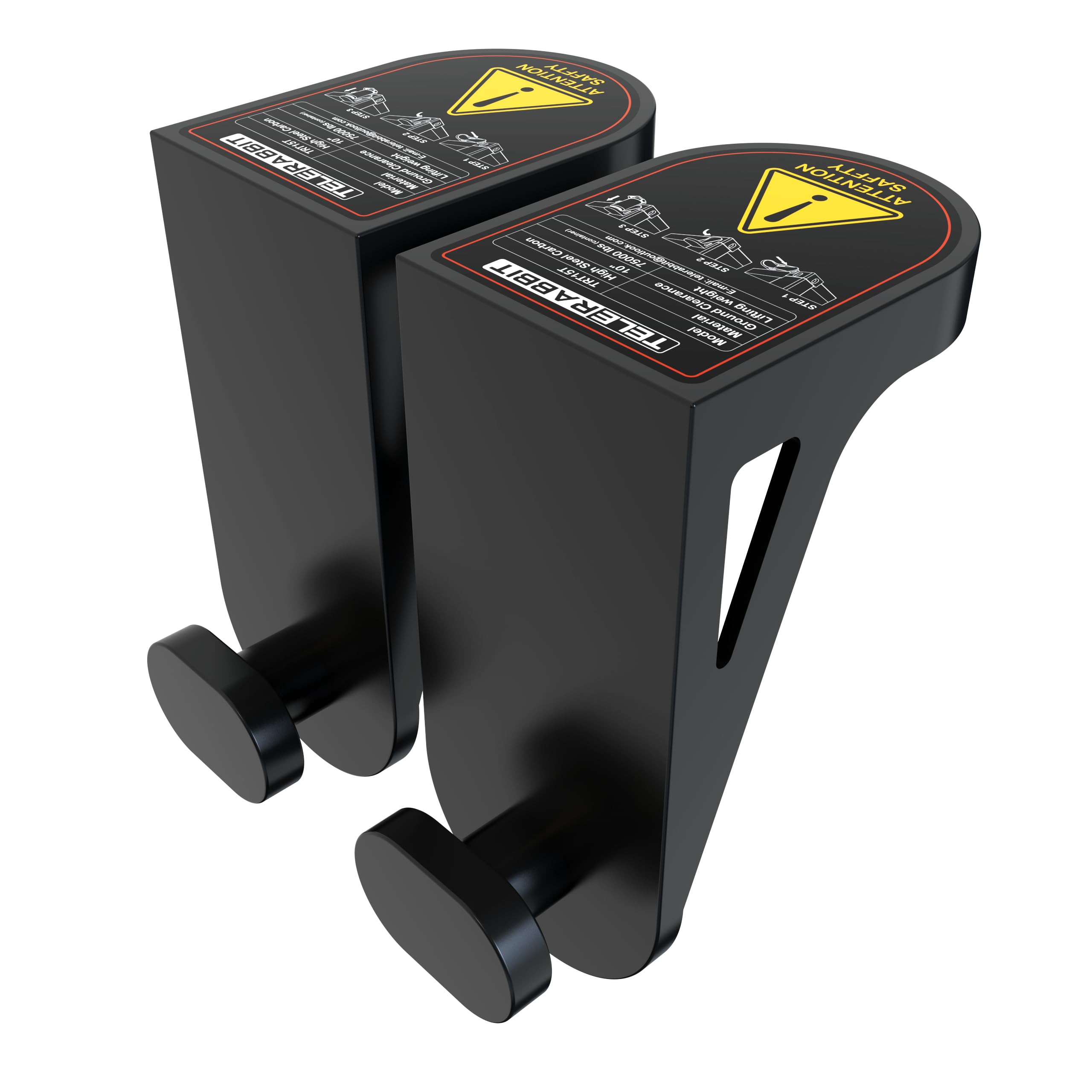 2 Pack Shipping Container Jack Lug, Jack Leveling Attachment for Storage Container, Leveler Booster?Lifter for Jacking Corner of Sea Cans or Shipping Container Homes, Black