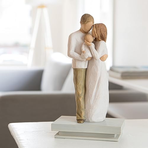 Miniatura 3 de Willow Tree Nuestro regalo, figura esculpida pintada a mano con estante personalizado