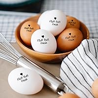 Vista 5 de Sello de huevo para huevos de gallina, sellos de huevos de gallina para huevos frescos, sello de huevo personalizado con tinta, suministros