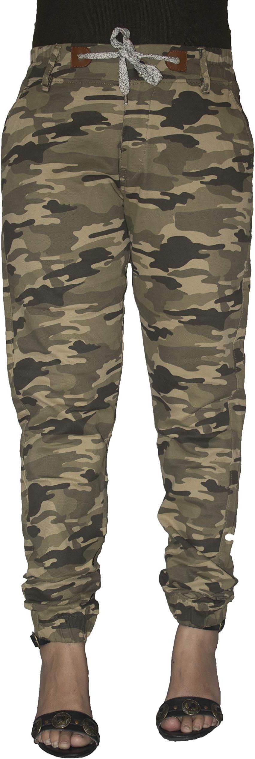 Rang Rangeeli Camo Cargo for Women Camouflage Pants Cargo Trousers for Women (Medium)