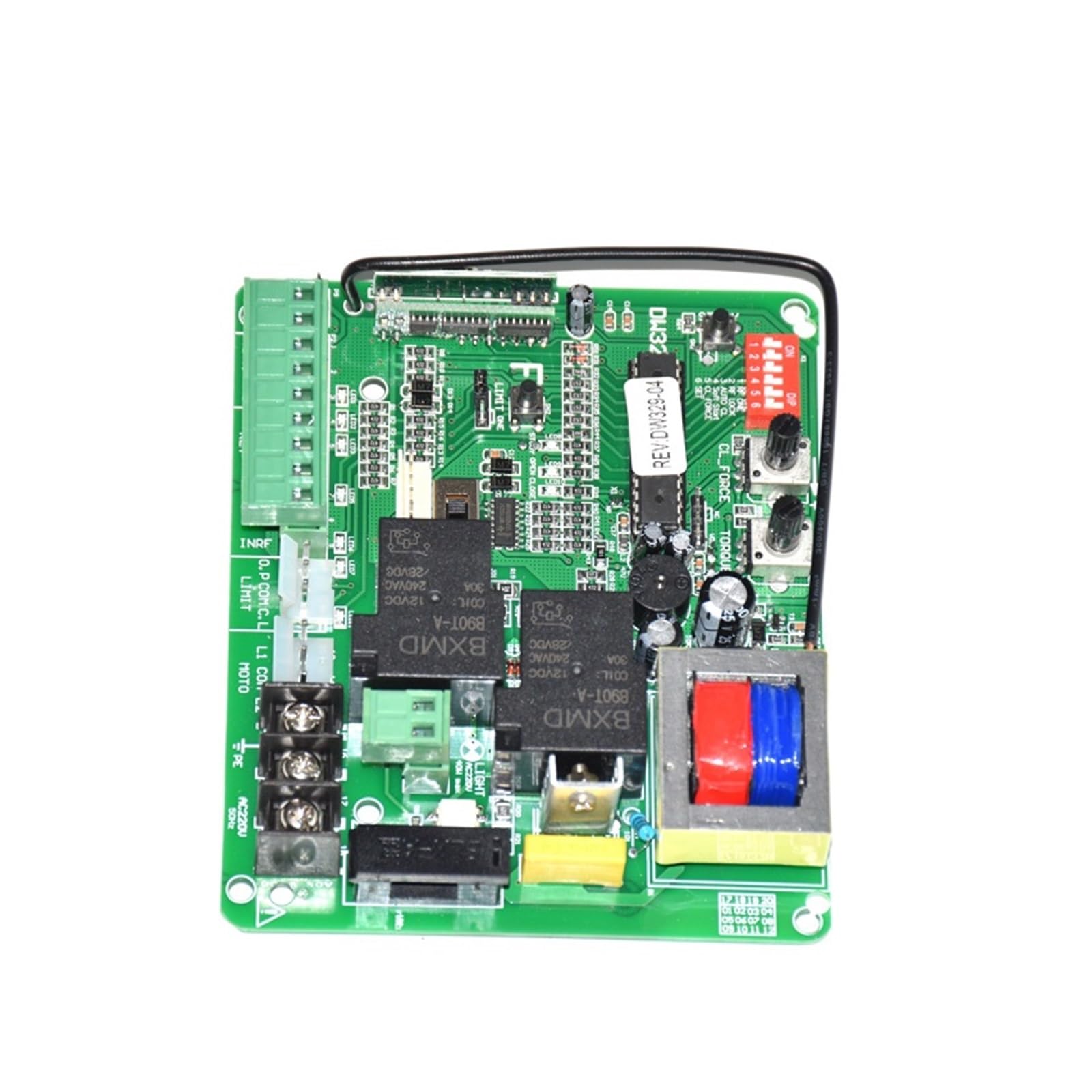 Silnik siłownika liniowego 220VAC 370W do 1000W urządzenie do otwierania bramy przesuwnej tablica sterowania silnikiem karta elektroniczna kontroler Pcb z opcjonalnym pilotem(Board 6 remotes)