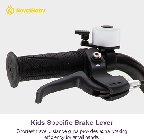 Miniatura 7 de RoyalBaby Kids Bike EZ Balance to Pedal Dual Handbrake Toddlers Boys Girls Bicycle 12-20 Inch for Age 3-10 Years