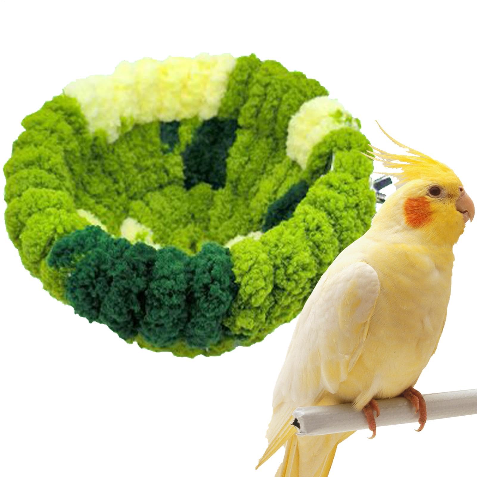 Bird Nest Bed - Cockatiel Breeding Nest, Parrot Nesting Box | Finch Canary Bird Nest, Budgie Parakeet Nest Bed, Conure Lovebird Nesting Bed, Soft Bird Cage Nest, Durable Nest with Breeding Use