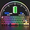SOLIDEE 65% Wireless RGB Mechanical Keyboard, Bluetooth 5.0/2.4GHz/Wired, Compact 68 Key RGB Backlit, Hot Swappable with Linear Gateron Yellow Switch