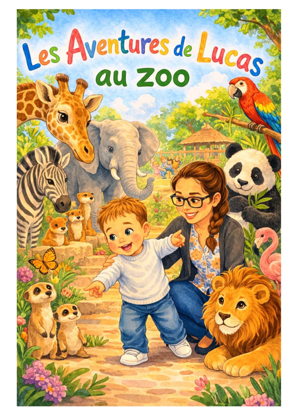 Les Aventures de Lucas - Tome 2 : Une journée au zoo: Une aventure tendre et colorée pour les enfants de 3 à 7 ans