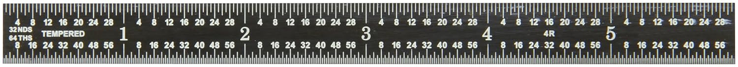 Fowler 52-297-006-0, EZ Read Flexible Rule - 6インチ